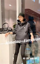 爱美欧现货小熊标卫衣，女装卫衣/绒衫，爱美欧