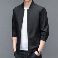 BJ22345钱塘2020-2中年男士春秋简约商务休闲百搭夹克货稳P59，男装夹克，钱塘207-2