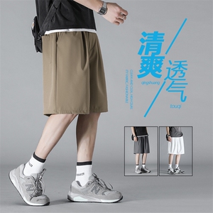 夏季潮流运动休闲百搭五分短裤冰丝清爽超薄裤  DK516特批15图片