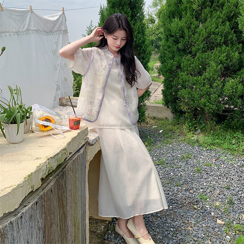 夏季半身裙时尚三件套女,女装套装/套裙,浙宝069