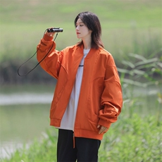 男女大码防水棒球领冲锋衣飞行服光版二开a406jk1218特p73，男装夹克，星座309（原A406）