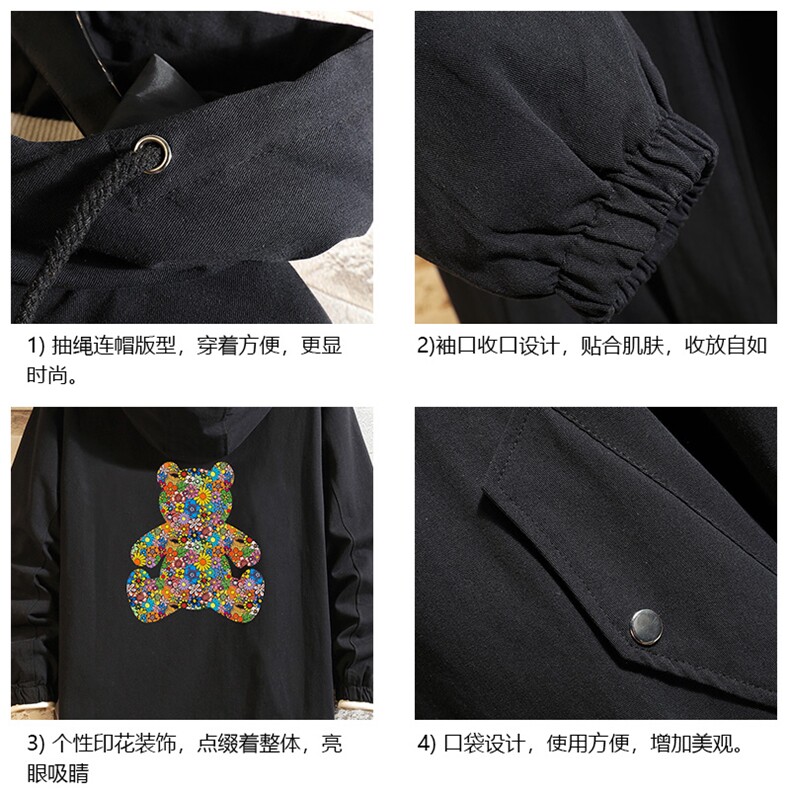 JK41222-P85纯棉连帽夹克男士大码工装夹克男砖墙,男装夹克,电商A040A