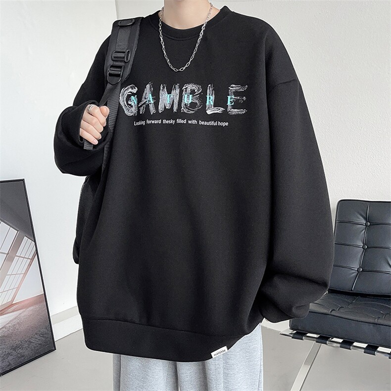 秋季新款卫衣男款美式外套小众设计春秋装MY23127-P38,男装卫衣,星座308B-2
