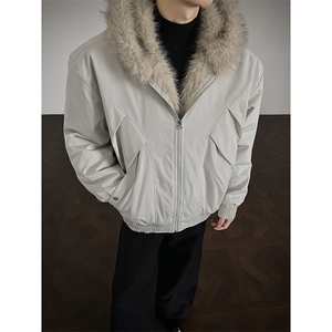 秋冬新品 美式工装夹克棉服男座山雕加绒外套-A2332P105图片
