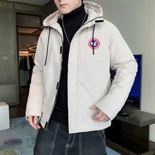 2020冬装新款潮牌连帽宽松棉衣男潮大码外套A438-DT5555，男装棉衣，电商A438