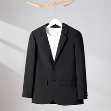 西服外套男修身商务休闲职业正装新郎伴郎结婚礼服上班纯色小西装，男装西服，星座506A
