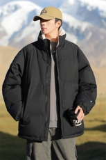 抖音直播连帽棉衣假两件加厚棉袄情侣款百搭面包服MY111-P65，男装棉衣，星座1402-1