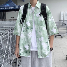 夏季短袖衬衫潮流帅气休闲衬衫C47P32，男装衬衫，星座1116-2