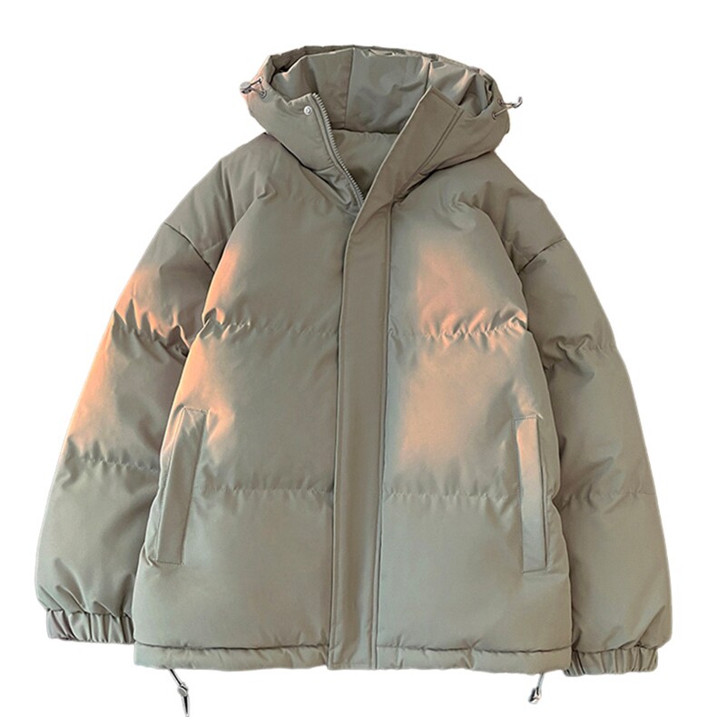 棉服棉袄秋冬新款棉衣外套纯色连帽面包服保暖加厚A436-1277-P60,男装棉衣,电商A436
