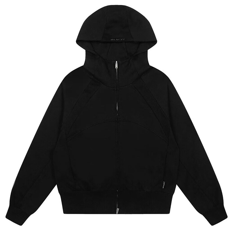 5网图慎用 430克螺纹拼接短款卫衣外套  HWH10-特P78-控138图片