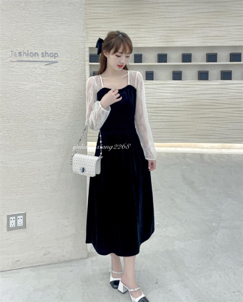 秋季新款连衣裙，女装连衣裙，雨恋依香(1F)