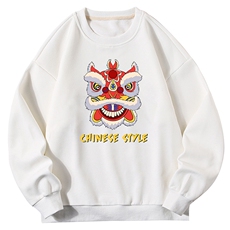 圆领卫衣男大码加厚加绒长袖t恤男S6185-P28加绒款-P33，男装卫衣，电商A040