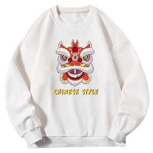 圆领卫衣男大码加厚加绒长袖t恤男S6185-P28 加绒款-P33图片
