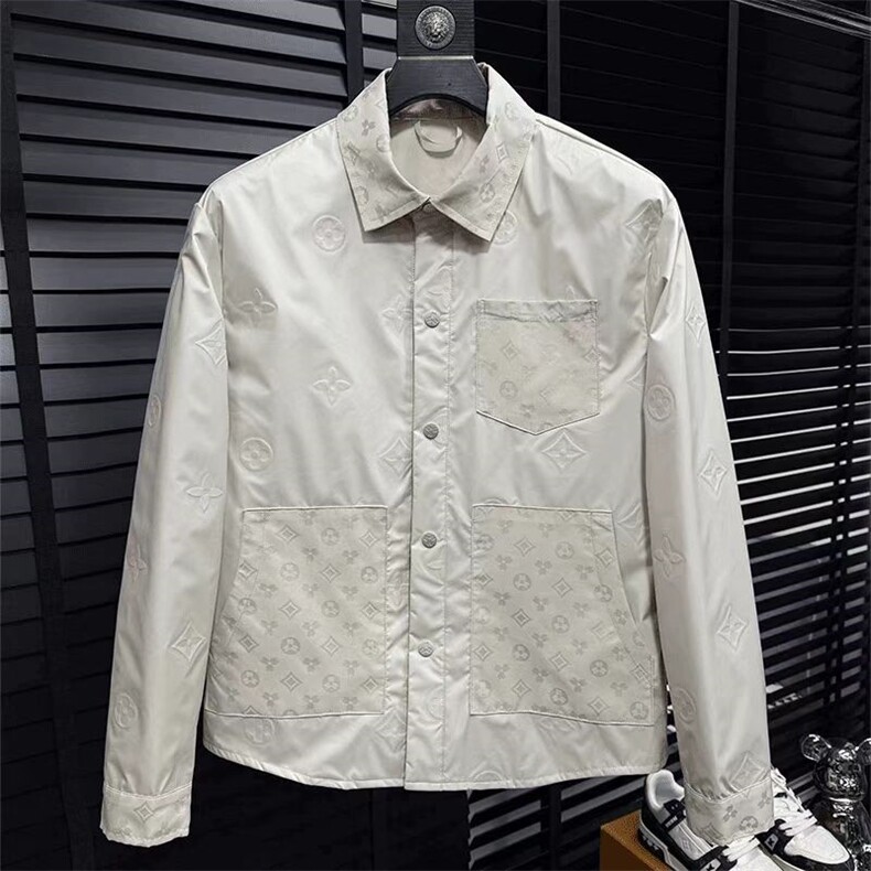 (网络图慎用有大货)轻奢欧货压花衬衣外套高品质313B-CS502-P105,男装衬衫,星座313B