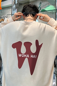 ！ 圆领卫衣港风长袖T恤男外套男WY126-P28图片