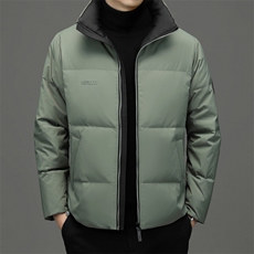 BZY2326钱塘2020-2百搭时尚休闲简约冬季厚款中年男士羽绒服P175，男装羽绒服，钱塘207-2