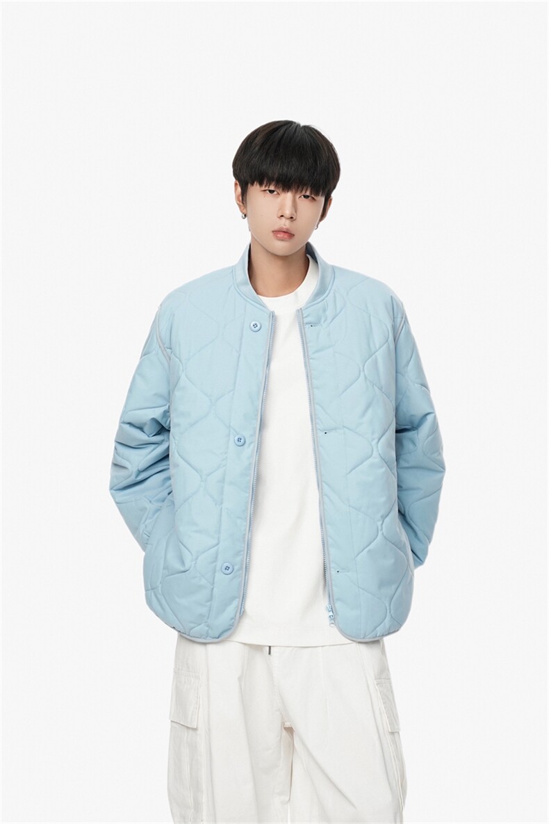 1506/M6081/P80冬季情侣棉衣薄款立领棉服男葫芦格棉袄外套3,男装棉衣,星座1506