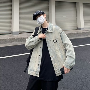 长袖潮流慵懒百搭夹克简约翻领男潮标准文艺青春流行ins日常秋冬图片
