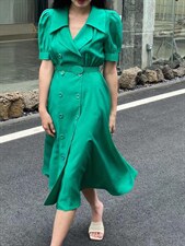 彩色心情～法式简约风连衣裙，女装连衣裙，GN