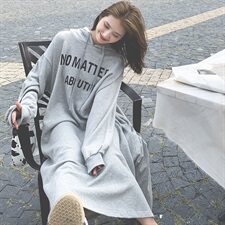 出货中20秋款长款连帽卫衣不规则连衣裙262A-3988-P120-K178，女装卫衣/绒衫，Yologo