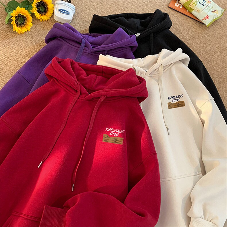 已注册得物抖音直播品质加厚加绒外套连帽卫衣W4061常规P38加绒48,男装卫衣,电商C408(原B339-1)