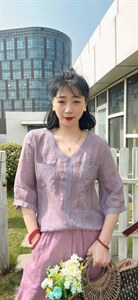 纯苎连衣裙小衫裤子 时尚风巜川哲 风淑女风休闲风,女装连衣裙,川哲