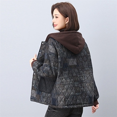 时尚保暖棉服女冬季新款加厚短款外套宽松显瘦连帽棉衣，女装棉衣/棉服，悦见她