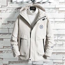 男士休闲连帽加厚保暖棉衣外套棉袄冬季防寒开衫男装M988P75，男装棉衣，电商B226-2（原B217-2）