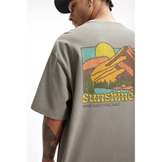 265G户外绣花发泡印花T恤2025春夏美式街头重磅休闲短袖TX11P65，男装T恤，电商A400（原B301）