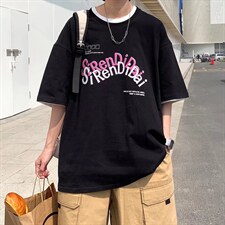 男潮流夏季圆领T恤宽松短袖T525P30，男装T恤，星座1116-2