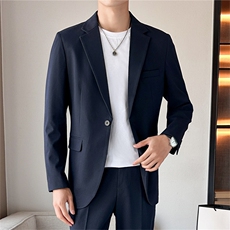 休闲西服男青年韩版潮流痞帅气小西装上衣港风潮牌轻商务单西外套，男装西服，星座505-2（原电商A260-1)