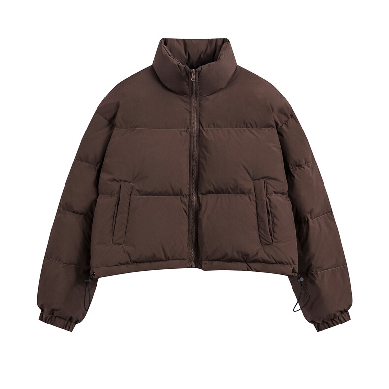 白底平铺二开立领短款面包服时尚保暖棉服A247-MY500特批65,男装棉衣,电商A247