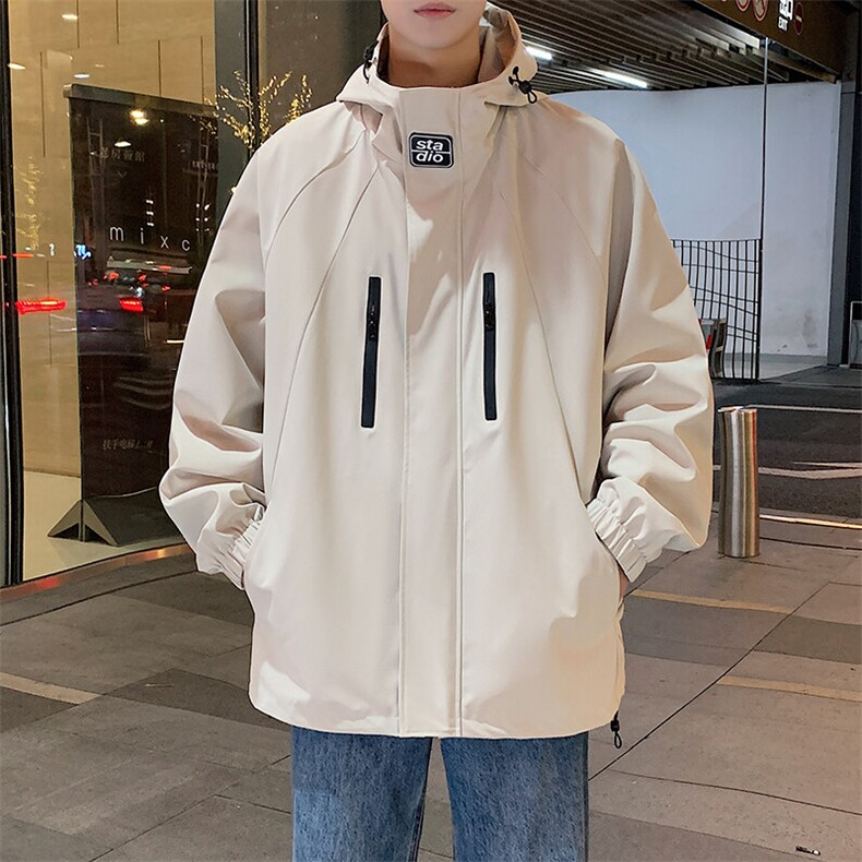 JK812-P65新款现货户外连帽夹克男冲锋衣外套,男装夹克,星座1204