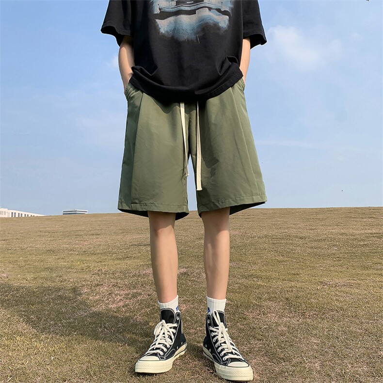2024夏季新款外景大码日系纯色休闲短裤M-5XHK23445-P20,男装牛仔裤,电商A022