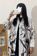 1港风夏季休闲情侣大码M-5XL潮流帅气七分袖衬衫男7854P45控68，男装衬衫，星座226-2