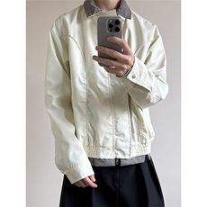 自家图~老钱风miu系格纹拼接内里BOYX版夹克外套W1506/特P65，男装夹克，电商B350