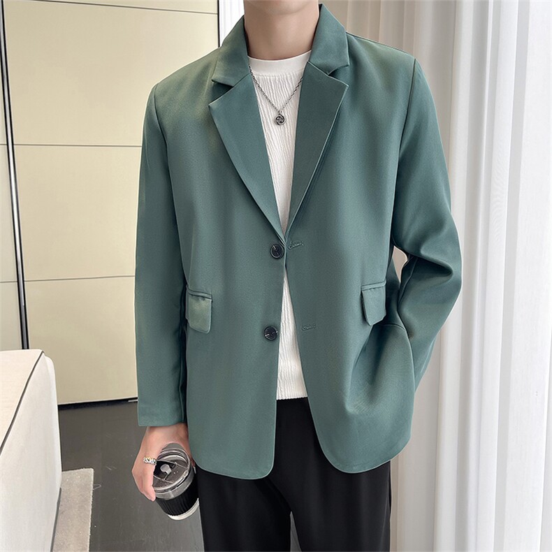 秋季休闲小西服男装外套西服男XF001-P75控128黑色尺码到4XL,男装西服,星座210-1