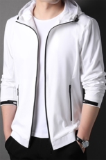 F82385钱塘2020-1春夏新款男士长袖简约连帽防晒服量大价优P95，男装夹克，钱塘207-1