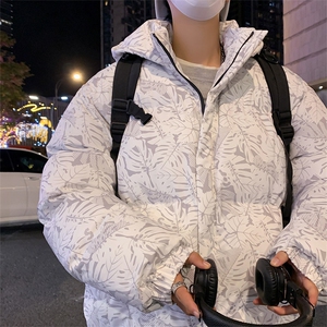 港风棉衣男冬季加厚大码潮流百搭冬装面包棉服棉袄外套MY2358-P75