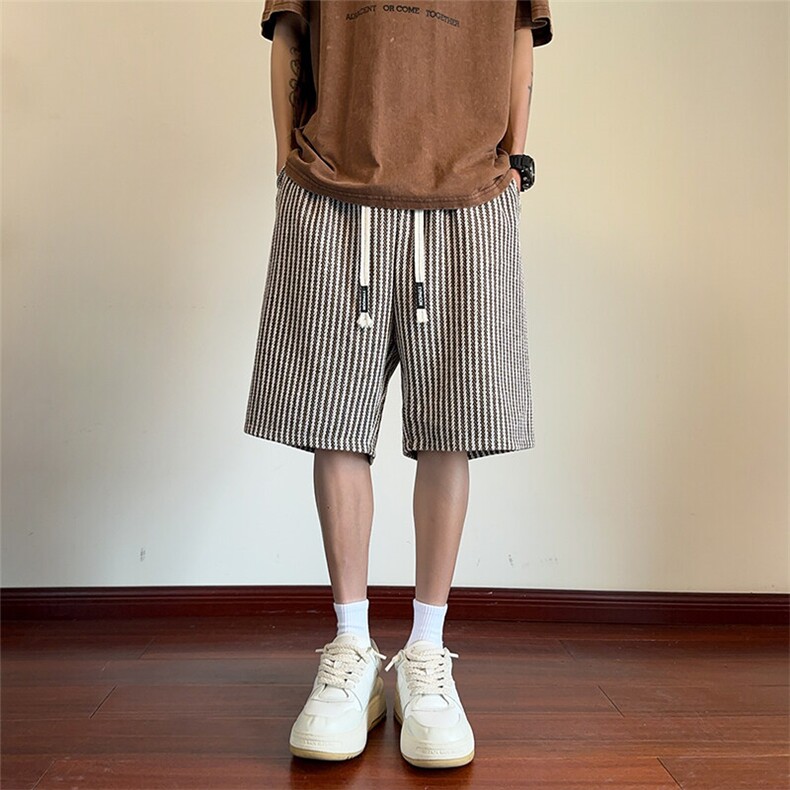 短裤男夏季美式复古拼接五分裤潮牌宽松大码XZ102B-1DK2593特批25,男装牛仔裤,星座102B-1