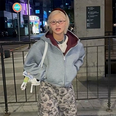 抖音得物高品质秋冬美式高街重磅结构双层双面连帽卫衣外套XS107，男装卫衣，电商A486