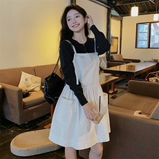 新款现货，背带裙B081-4737-P100-K148，女装背心吊带，浙宝276（原081）