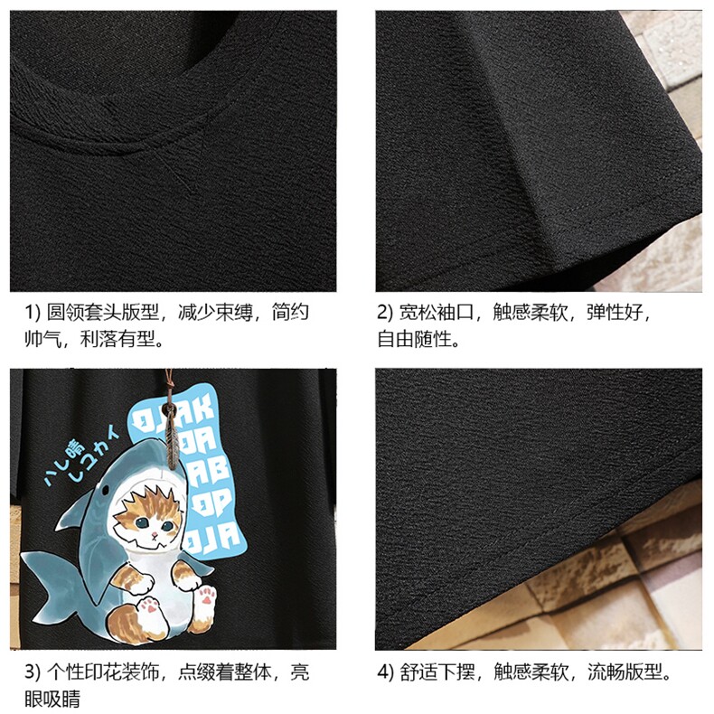 Q11217-P30春夏季七分袖t恤男大码五分袖男短袖中袖砖墙,男装T恤,电商A040A
