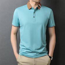 polo衫男夏季新品t恤男短袖翻领保罗衫商务男装潮流半袖体恤，男装T恤，电商B212（原钱塘6029）