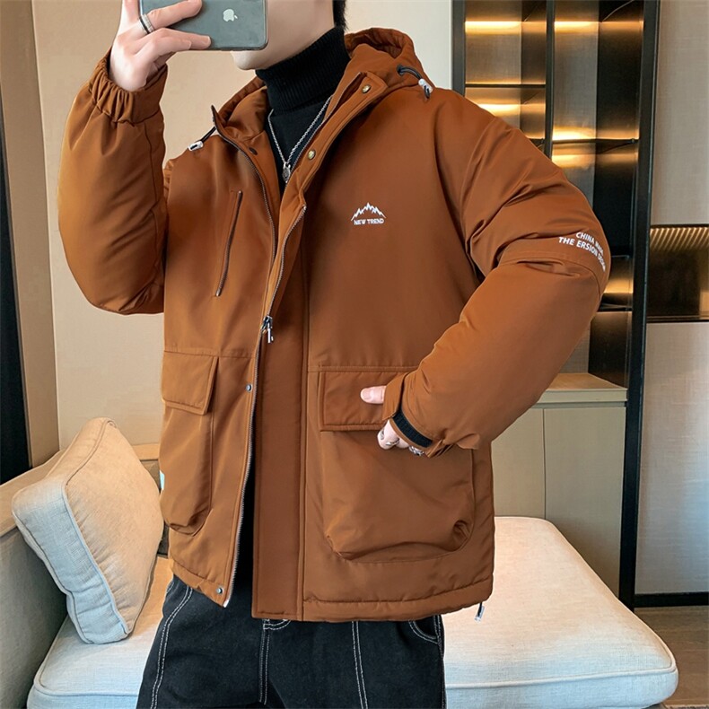 冲锋衣羽绒棉服男冬季宽松大码加厚棉衣ins潮流外套M0783-P120,男装棉衣,星座308B-2