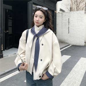2026春装新款现货兔耳朵风衣短外套2C375-616-P165-K258图片