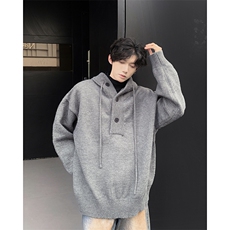 毛衣连帽毛衣男款秋冬穿搭潮牌cleanfit针织外套MY09543-P68，男装针织衫/毛衣，星座308B-2