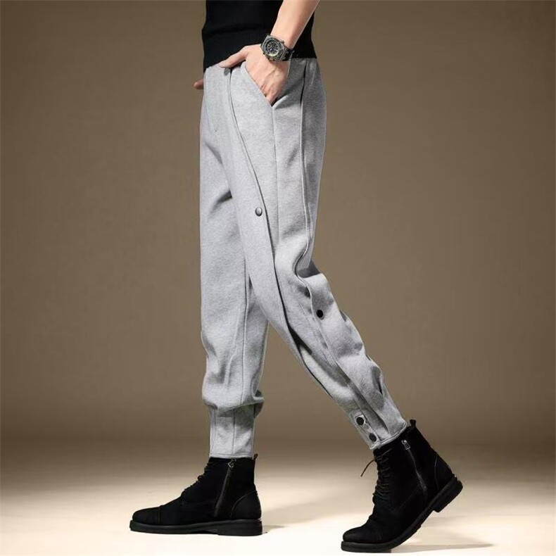 欧美潮牌机能休闲裤男士秋季时尚高端长裤宽松束脚痞帅黑色卫裤男，女装休闲裤，星座1210-1