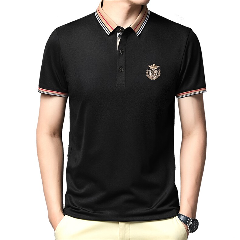 DYWJ881钱塘2020-3夏季新款薄款休闲翻领男士时尚上衣p60,男装Polo衫,钱塘207-3