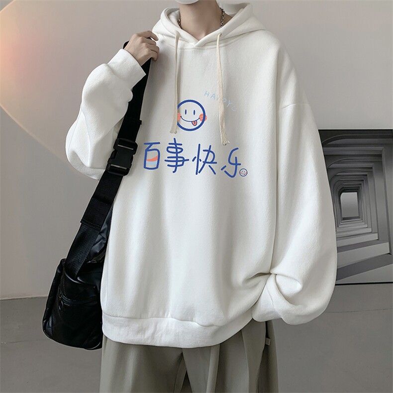 连帽卫衣男大码运动服帽衫外套WY2183-P35 加绒款-P40图片